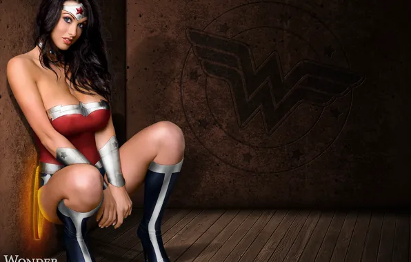 Chest, Tits, Comic, Wonder Woman, Art, Sexy Girl, Alice Goodwin, Big Tits