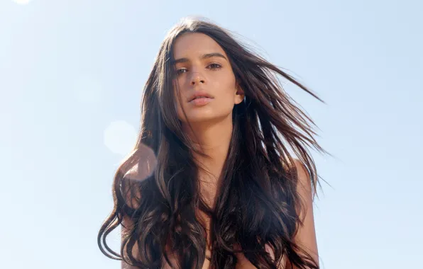Model, hair, brunette, Emily Ratajkowski
