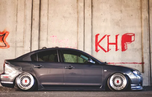 Picture wall, graffiti, wall, graffiti, mazda, Mazda