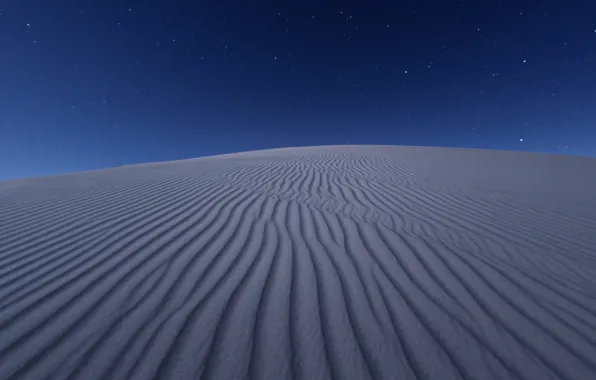 Wallpaper sand, night, the sky, stars, desert