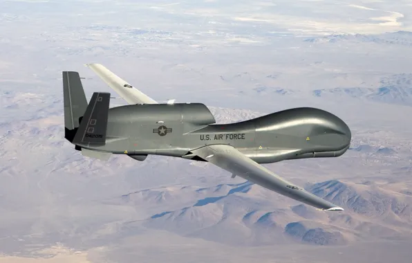 Picture strategic, UAV, razvedchik, RQ-4 Global Hawk