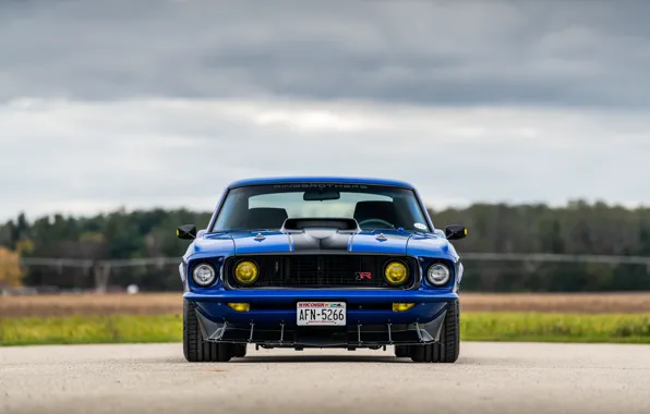Picture Ford, 1969, Lights, Ford Mustang, Muscle car, Mach 1, Classic car, Sports car
