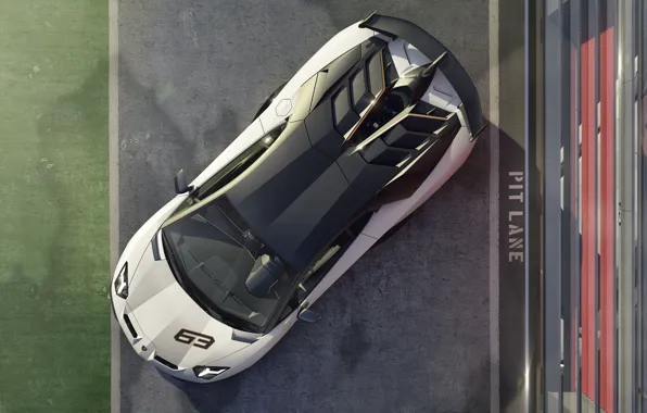 Wallpaper the view from the top, The CONDOMINIUM 63, Lamborghini, Aventador, supercar, 2018, Aventador SVJ
