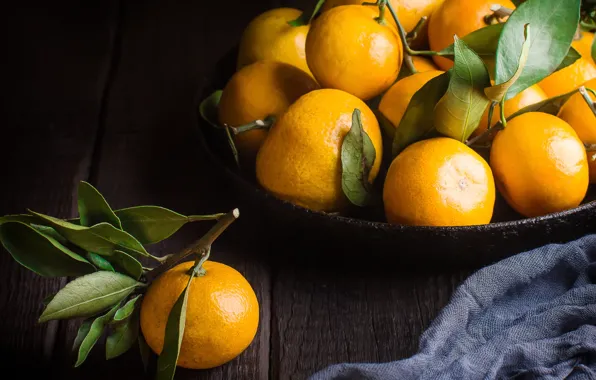 Fruit, citrus, tangerines