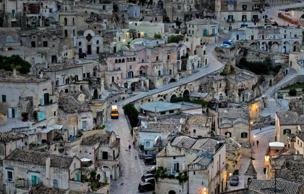 Street, home, the evening, Italy, Mater