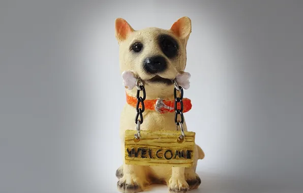 Picture dog, figurine, souvenir
