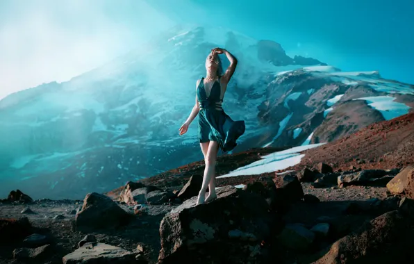 Girl, in the mountains, Kindra Nikole