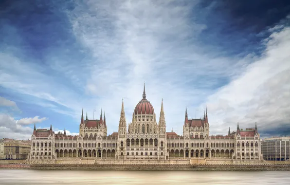 The building, Parliament, Hungary, Budapest