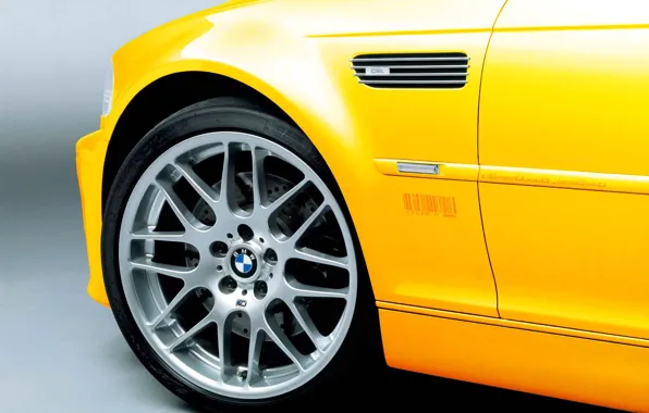 Yellow, Wheel, BMW
