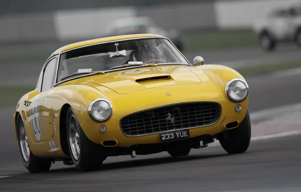 Retro, The hood, Ferrari, Lights, 250, The front