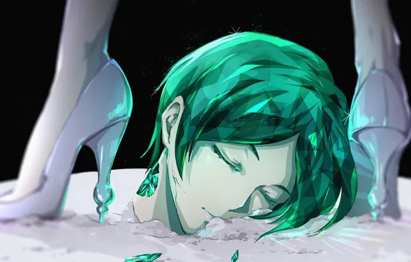 Picture Houseki no kuni, head, heels, Country Gems