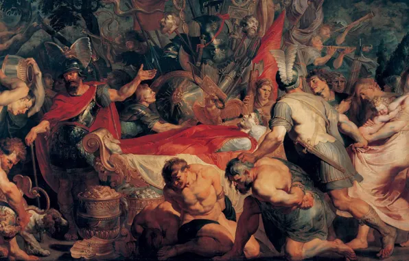 Picture, genre, Peter Paul Rubens, Pieter Paul Rubens, The Funeral Of Publius Decius Musa
