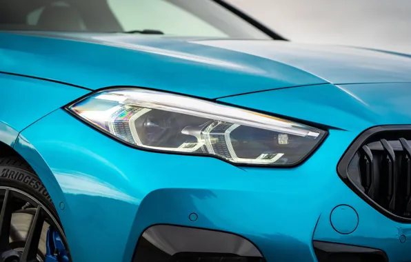 Headlight, BMW, Gran Coupe, UK-spec, 2-Series, M Sport, 2020, 218i