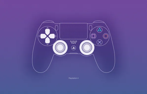 Picture PS4, Console, Gamepad, Dualshock