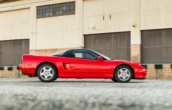 Acura, NSX, Acura NSX, side view