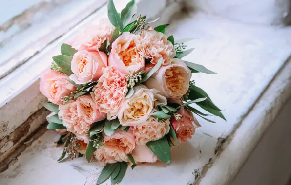 Flowers, pink, bouquet, pink, flowers, peonies, bouquet, peonies