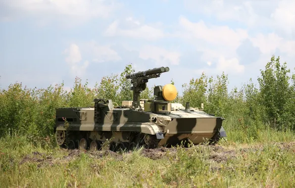 Camouflage, rocket, complex, Chrysanthemum, self-propelled, anti-tank, 9P157-2