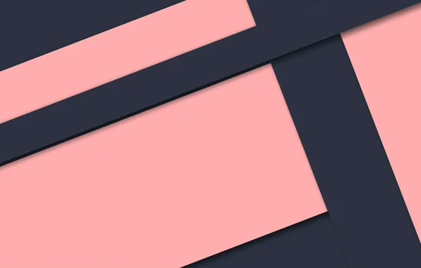 Blue, pink, geometry, design, lines background, papers, color, material