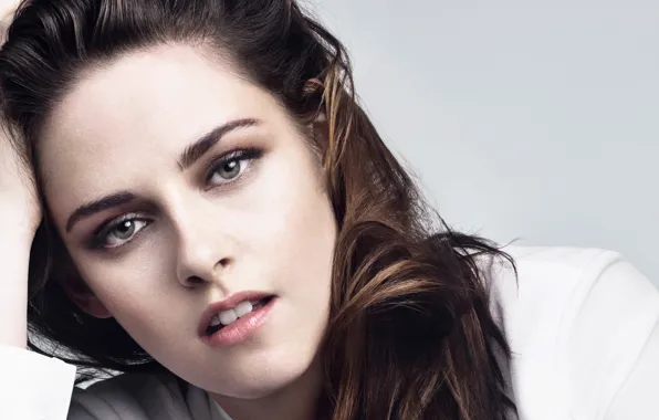 Look, pose, portrait, makeup, actress, Kristen Stewart, Kristen Stewart, hair