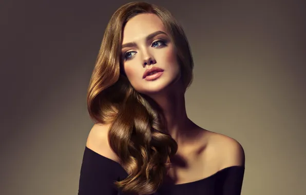 Look, girl, pose, model, hair, makeup, Sofia Zhuravets'