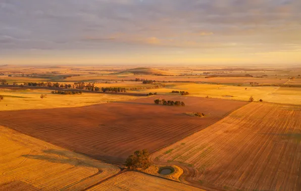 Picture Australia, Victoria, Smeaton Sunrise, Moorookyle