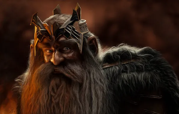 Figure, The hobbit, Dwarvish king, The leader of the people of Durin, Thror tried