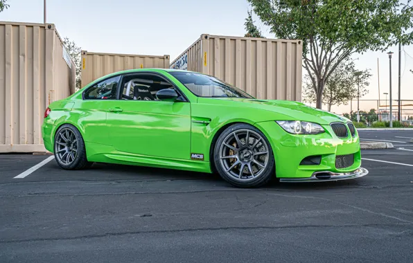 Picture BMW, E92, M3, Light green