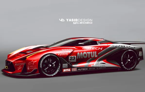 Auto, Figure, Machine, Nissan, Art, Art, Supercar, Yasid Design
