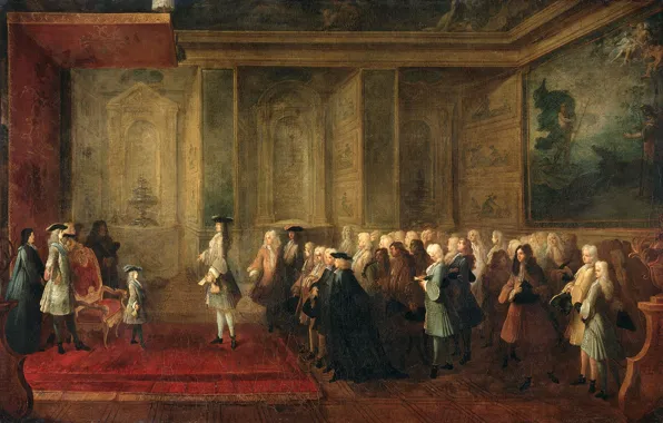 Picture, genre, Of the States General at the court of Louis XV, Louis-Michel Dumesnil, Reception …