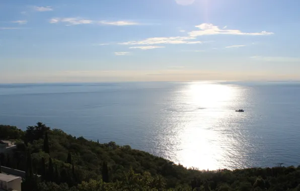 Sea, the sky, the sun