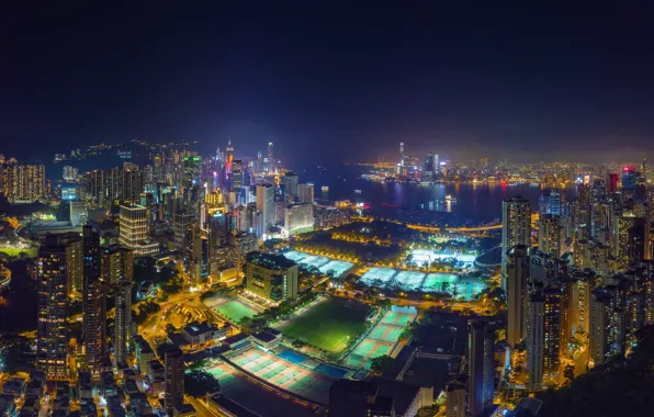 Field, the city, sport, Hong Kong, China