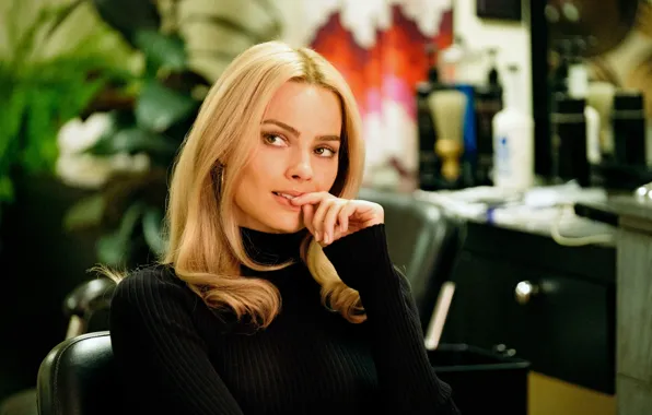 Picture look, actress, blonde, beauty, blonde, margot robbie, Margot Robbie, once upon a time in hollywood