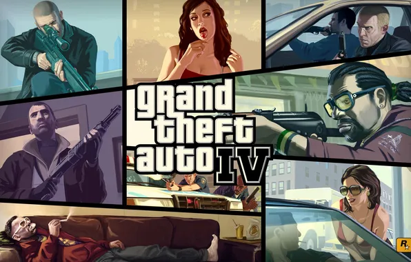 Picture game, GTA IV, cover, gta, Grand Theft Auto IV, Niko Bellic, Niko Bellic, Grand Theft …
