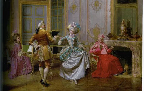 Picture dance, BRUNERY, THE MINUET