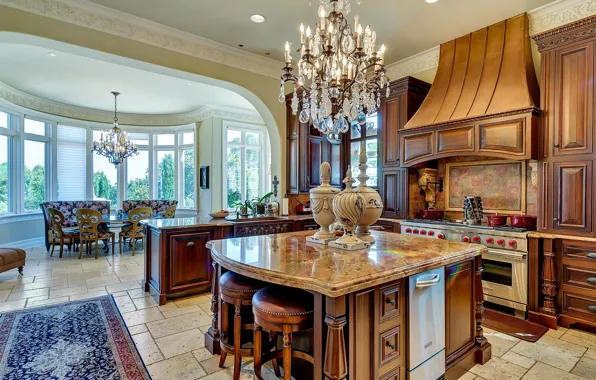 Interior, kitchen, Texas, dining room, Baldridge House Fort Worth