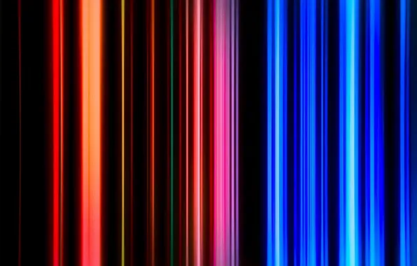 Lights, background, color, rainbow, red, logo, texture, blue
