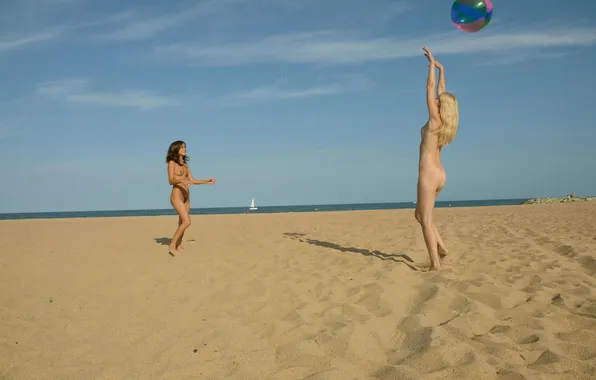 Sexy, ass, beach, erect nipples, long hair, legs, sea, pussy