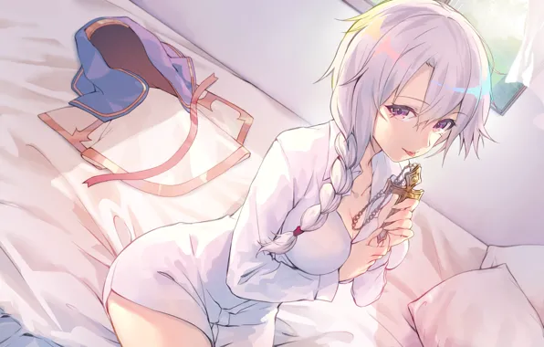 Picture look, girl, anime, art