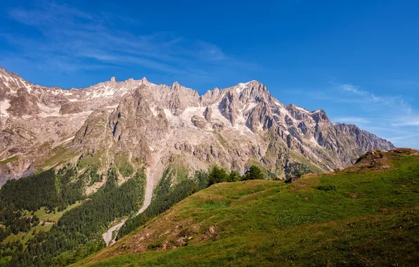 Picture mountains, rocks, Italy