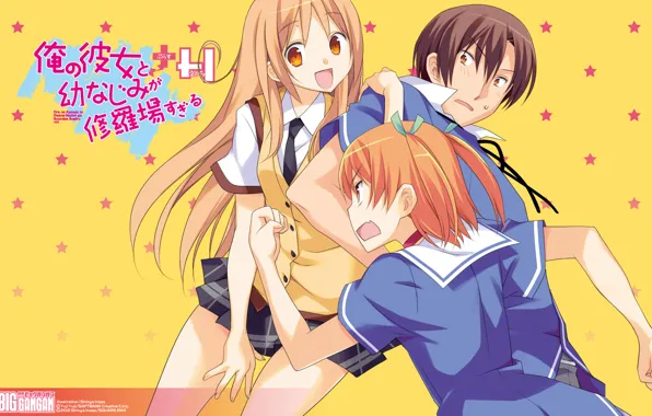 Anime, art, students, OreShura