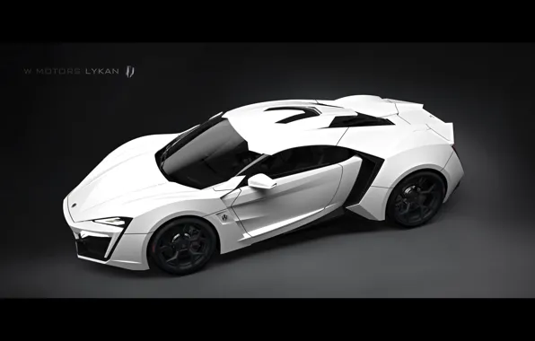 White, supercar, render, Lykan Hypersport, Lykan, Hypersport, HD, V Motors Lykan HyperSpord