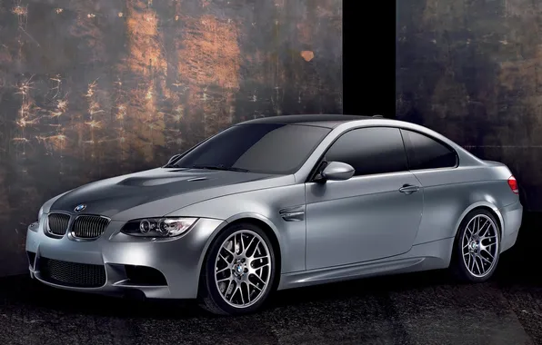 Auto, BMW, Wheel, Machine, Grey, The hood, Lights, Boomer