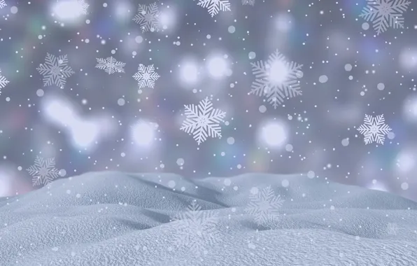 Picture winter, snow, snowflakes, background, Christmas, winter, background, snow