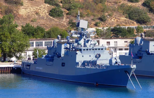 Pier, frigate, Admiral Makarov, author A. Birichevskiy, no on-Board accommodation