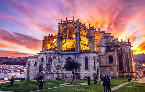Spain, Spain, Cantabria, Cantabria, St. Mary's Church, Castro Urdiales, Church Saint Mary, Castro Urdiales
