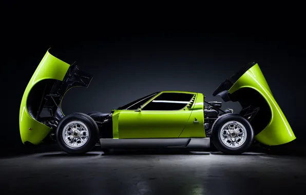 Lamborghini, Green, Miura, Lamborghini Miura, by JeremyCliff Photography