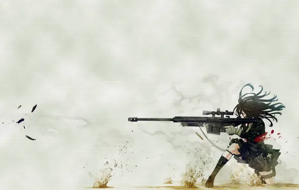 Picture anime, Weapons, sniper
