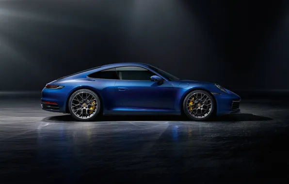 911, Porsche, side view, Carrera S, 2019