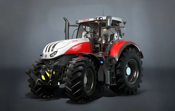 Design, transport, tractor, Farming Simulator 17, Steyr Terrus CVT