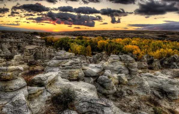 Picture landscape, mountains, Alberta, Canada